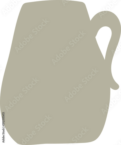 Neutral Pottery Vessel, Irregular Artist Work