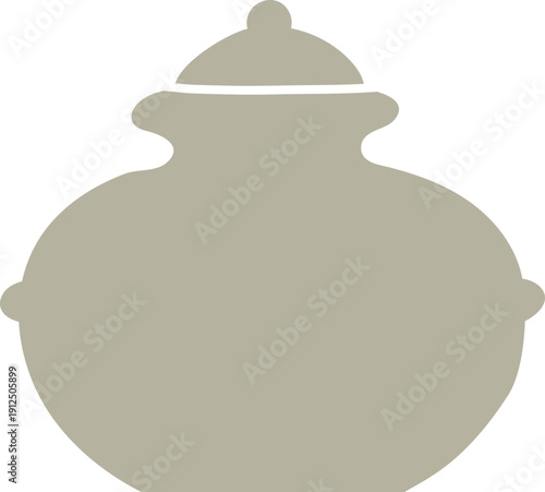 Neutral Pottery Vessel, Irregular Artist Work