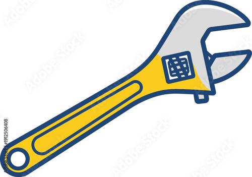 Adjustable Wrench Tool for Repair and Maintenance Work.