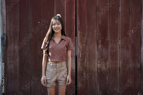 Wallpaper Mural Portrait of young Asian woman ,
An asian chinese female student, Teenage Girl lifestyle Torontodigital.ca