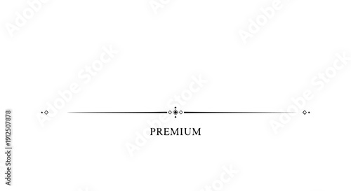 High-quality premium badge ribbon award in elegant flat design vector illustration, perfect for branding, certificates, and luxury product promotions with a clean, professional look.