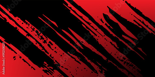 Design drak air brush strokes templates, vector grunge paintbrush modern art