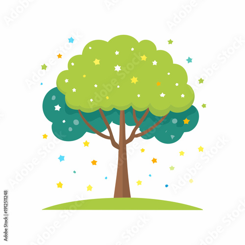 Tree with Stars