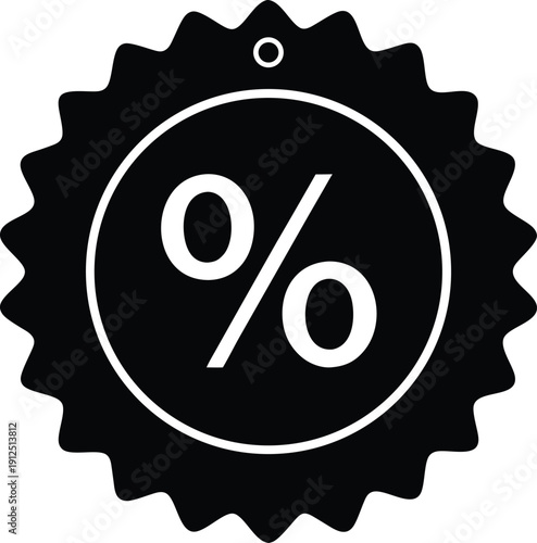 Percentage Discount Badge Icon