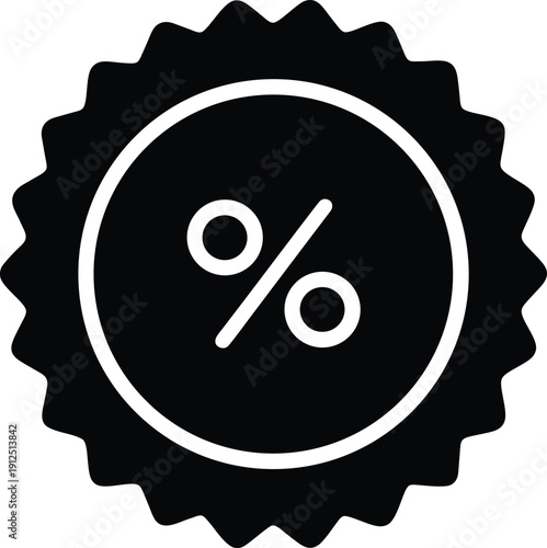 Percentage Discount Badge Icon