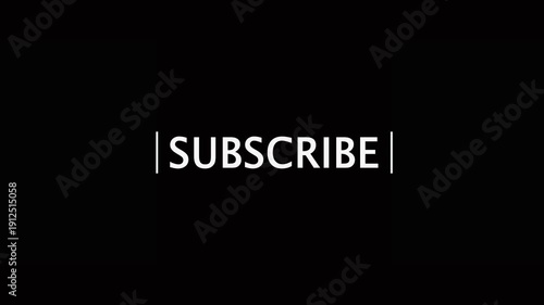 white colours Subscribe, Motivational classic, Text Animation motivational text typography black background.