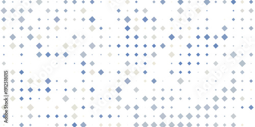 Blue geometric pattern with small and large rhombuses. Design element for web banners, posters, cards, wallpapers, backdrops, panels. Vector illustration