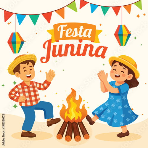 Festa junina illustration post