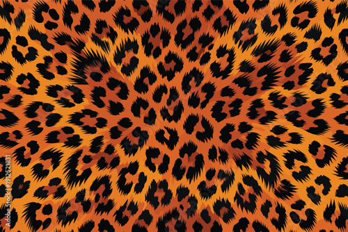 Dynamic Orange Black Spots in Symmetrical Radial Design – Bold Graphic Art