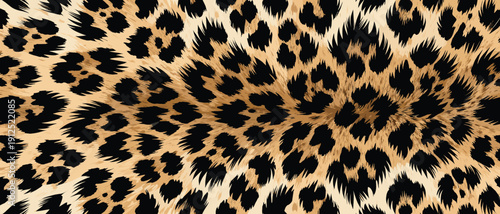 Dynamic Leopard Spot Pattern with Symmetrical Design and Textured Contrast in Warm and Cool Tones