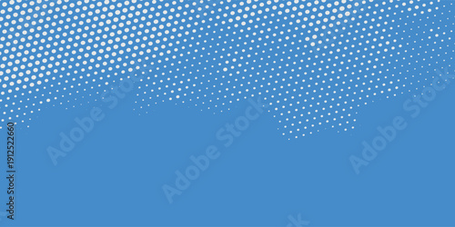 Abstract Blue Background with White Fine Particle Dust Texture