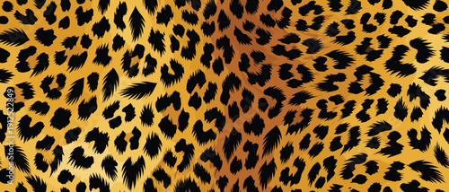 Dynamic Radiating Leopard Fur Pattern in Orange and Black Abstract Design