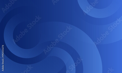 Concentric blue circles on gradient blue background, vector illustration, eps file reference .eps, modern design element
