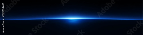 Abstract Blue Glow on Dark Background