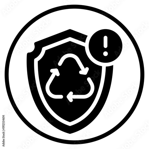 warning glyph icon