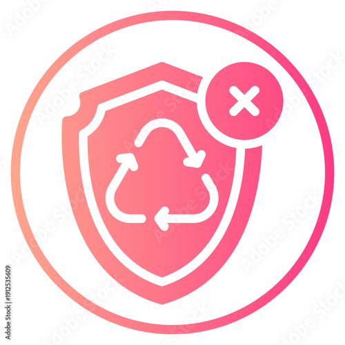 delete gradient icon