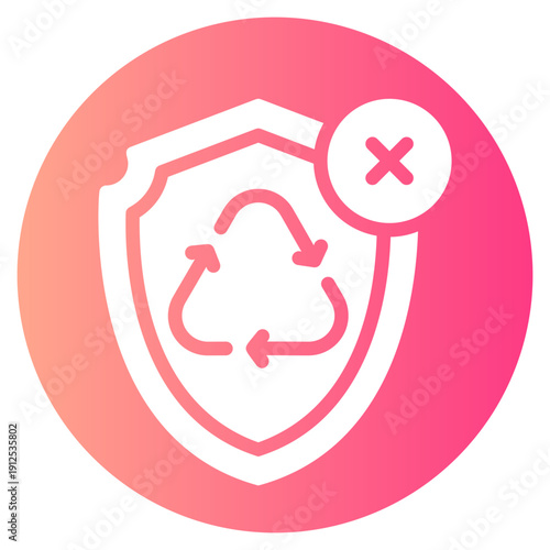 delete gradient icon