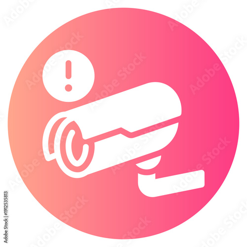 warning gradient icon