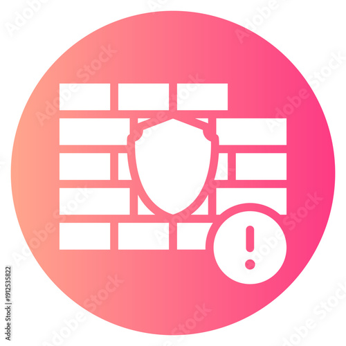 warning gradient icon