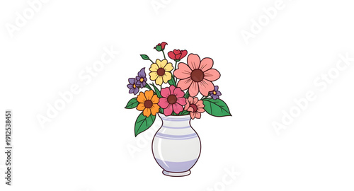 vase, flowers, floral, icon, bouquet, bloom, blossoms, petals, plant, botanical, botany, garden, nature, decorative, decor, interior, home, ornament, arrangement, fresh, natural, beauty, elegant, roma