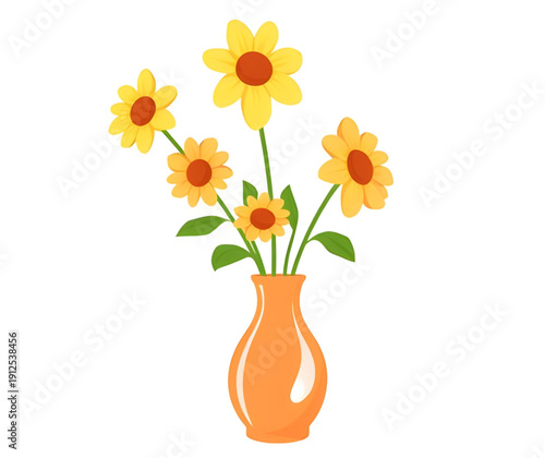 vase, flowers, floral, icon, bouquet, bloom, blossoms, petals, plant, botanical, botany, garden, nature, decorative, decor, interior, home, ornament, arrangement, fresh, natural, beauty, elegant, roma