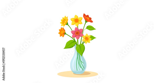 vase, flowers, floral, icon, bouquet, bloom, blossoms, petals, plant, botanical, botany, garden, nature, decorative, decor, interior, home, ornament, arrangement, fresh, natural, beauty, elegant, roma