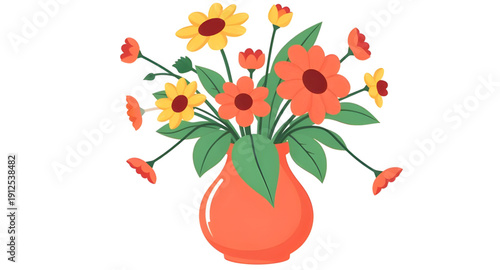 vase, flower, flowers, floral, icon, bouquet, bloom, petals, blossoms, plant, plants, botanical, nature, garden, decorative, decoration, home, interior, decor, ornament, arrangement, fresh, natural, b