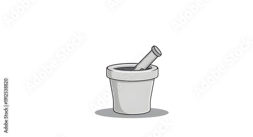 mortar, pestle, icon, spice, spices, herb, herbs, grinder, grinding, crusher, kitchen, cooking, culinary, food, preparation, utensil, tool, equipment, traditional, classic, pharmacy, apothecary, medic