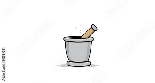 mortar, pestle, icon, kitchen, culinary, cooking, food, spice, herbs, herbal, grinding, crush, tool, utensil, equipment, preparation, traditional, vintage, pharmacy, apothecary, medicine, medical, rem