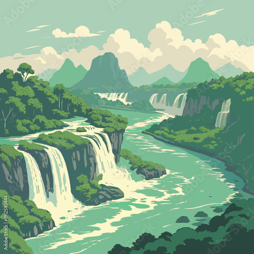 landscape in the mountains