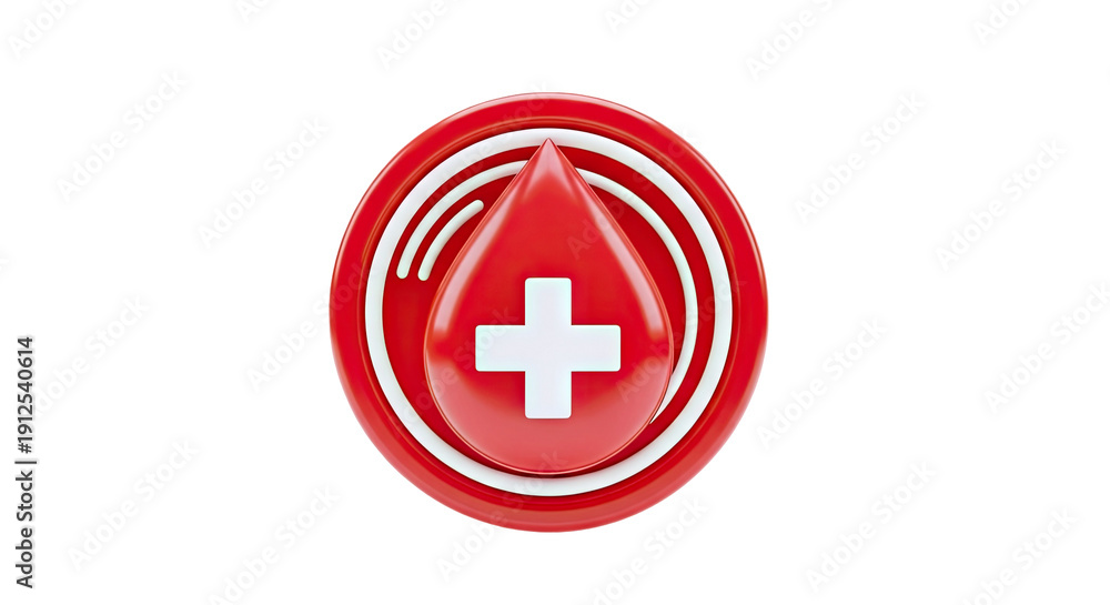 Obraz premium Blood Donation Icon
