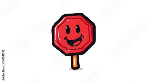 Cartoon Stop Sign