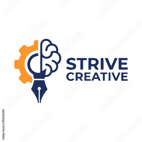 Strive Creative Logo – Marketing and Innovation Vector