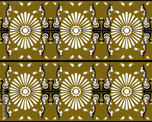 Abstract geometric ethnic pattern design. Aztec fabric carpet  ornament ethnic chevron textile decoration wallpaper. 