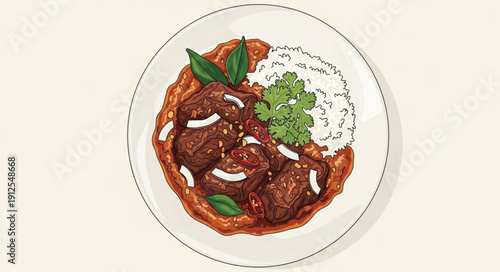 meat with vegetables