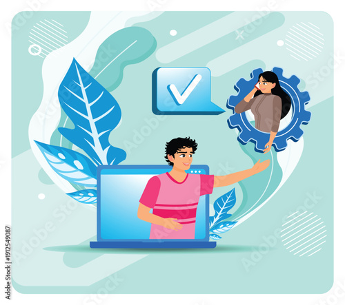 Customer support. Acknowledgment received from customer with correct delivery notification.