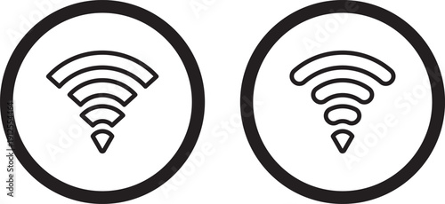 Wi-fi spot. Wireless and wi-fi icon set.