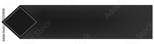 Infographic banner template with 3d dimensional effect