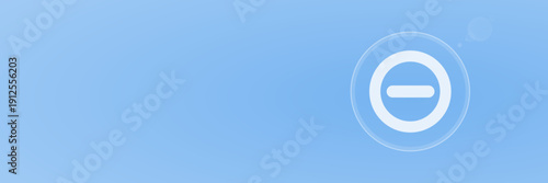 Stopp Ende Sperrung Verbot Icon als Header Vektor mit Copy Space und svg unter 60 kB