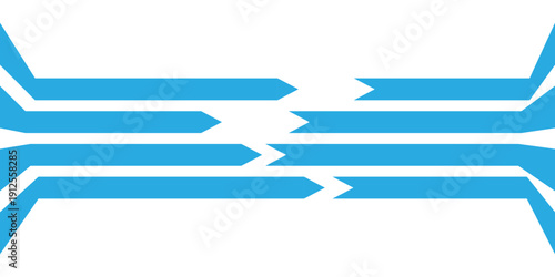 Abstract perspective line stripes with 3d dimensional effect