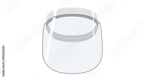 Clear Face Shield for Personal Protection Against Droplets and Splashes