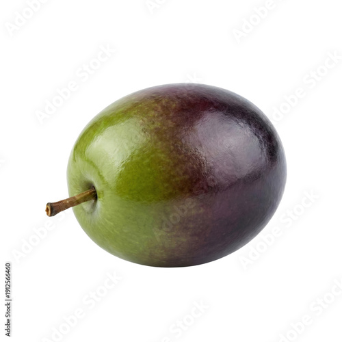 Принти на полотні Fresh ripening green and purple olive fruit