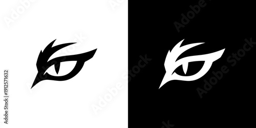 Stylized Eye Logo Design Elements.