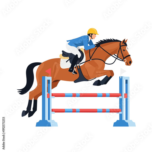 Equestrian Jumping Horse Rider Competition Show Jumping Athlete Horseback Riding Sport