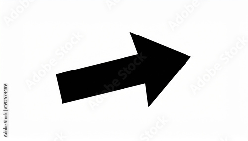 Free Download Black arrow pointing to the right on a white background direction symbol - GFXLoad