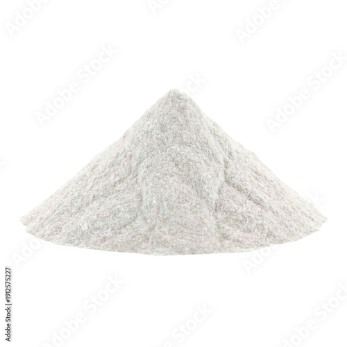 Schilderij op canvas Pile of white pearlescent mica powder pigment