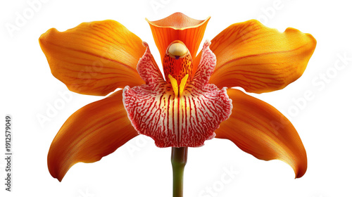 Orchid Blossom: An exquisite orchid showcases its vibrant petals, a testament to the delicate beauty and captivating allure of nature.