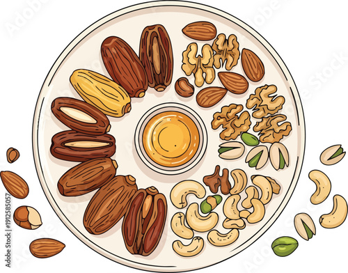 Wooden Bench with Armrests and Backrest.