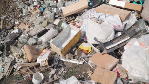 garbage in the city