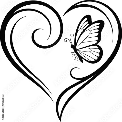 Butterfly Heart eps, Valentine SVG, Valentines Day Shirt eps, Love eps, eps, Popular eps Files For Cricut,